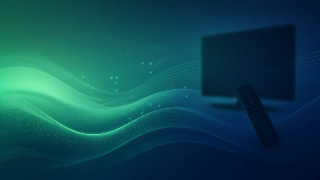 Abstract streaming hero for best IPTV service 2026 guide